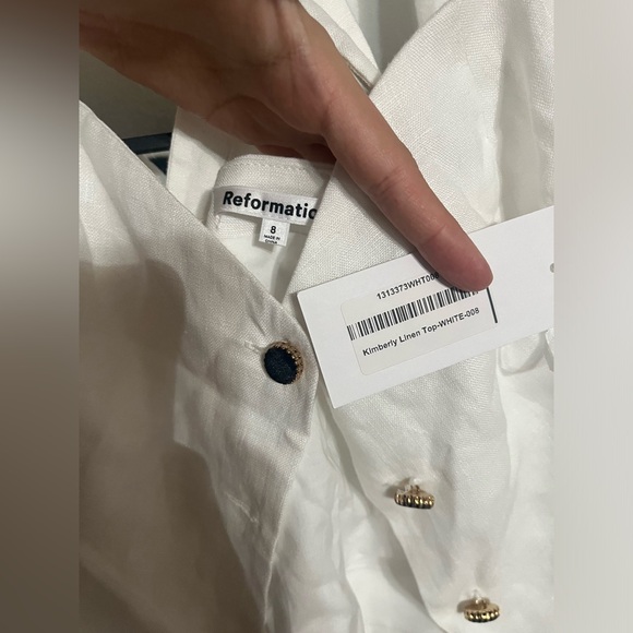 Reformation Kimberly Linen Top - Picture 2 of 4